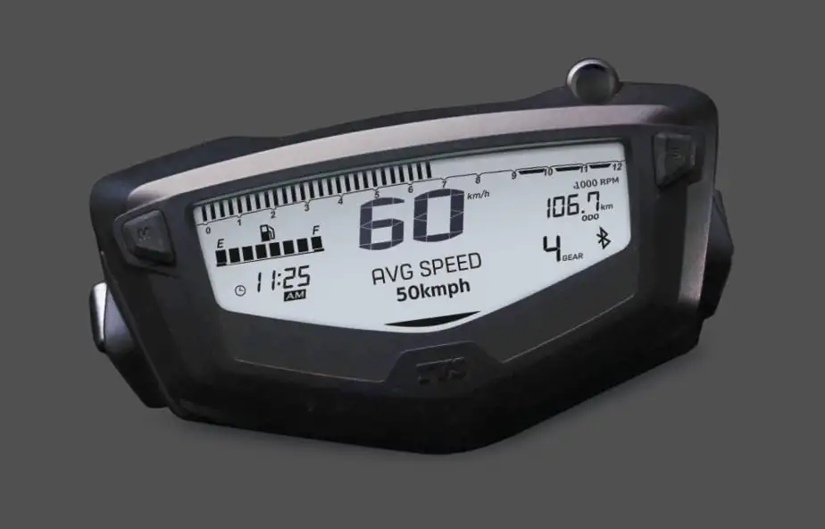 Velocímetro digital de la moto RTR 160 4V